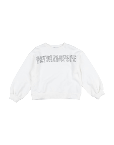 Shop Patrizia Pepe Sweatshirts In Ivory