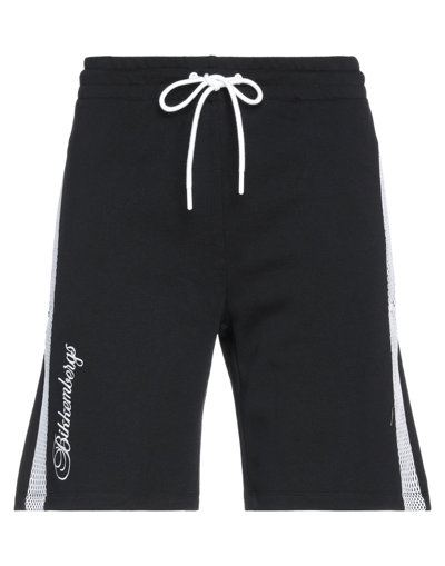 Shop Bikkembergs Man Shorts & Bermuda Shorts Black Size L Cotton