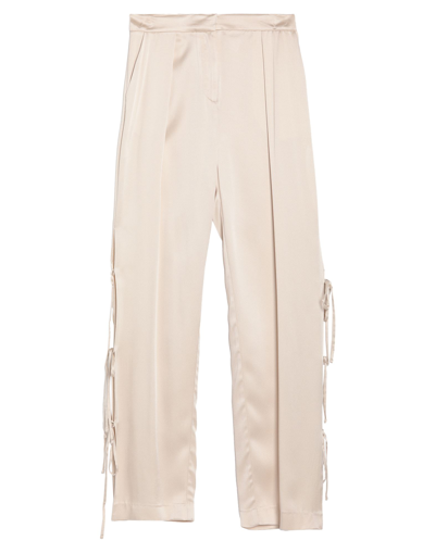 Shop Act Ndegree1 Act N°1 Woman Pants Ivory Size 4 Acetate, Viscose In White