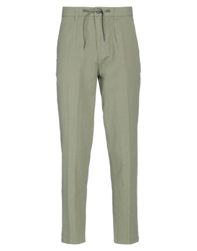 Shop Yes Zee By Essenza Man Pants Military Green Size 29 Linen, Cotton