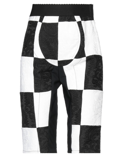 Dolce & Gabbana Woman Shorts & Bermuda Shorts Black Size 4 Synthetic Fibers, Cotton, Viscose, Elasta In Black
