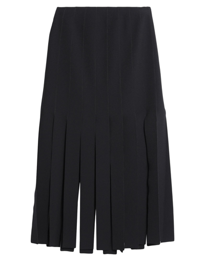 Shop Anna Molinari Woman Mini Skirt Black Size 6 Polyester, Elastane