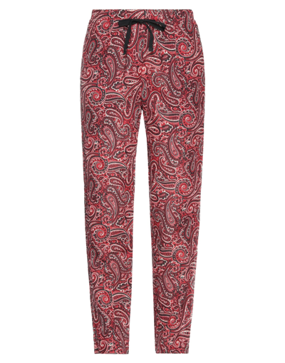 Shop Overlover Woman Pants Red Size M Linen, Cotton