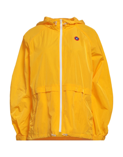Shop Flotte Woman Jacket Ocher Size Xs Nylon In Yellow