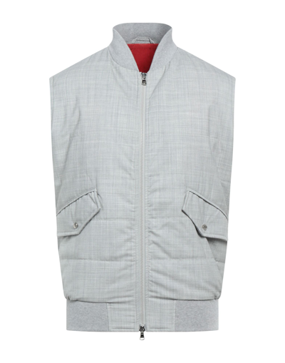 Shop Barba Napoli Man Jacket Light Grey Size 48 Virgin Wool