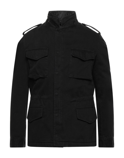 Shop Aisa 1973 Man Jacket Black Size 44 Cotton, Elastane