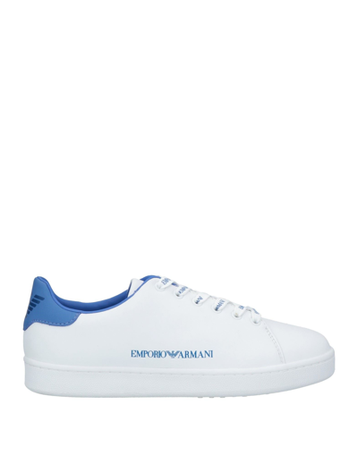 Shop Emporio Armani Woman Sneakers White Size 6.5 Bovine Leather