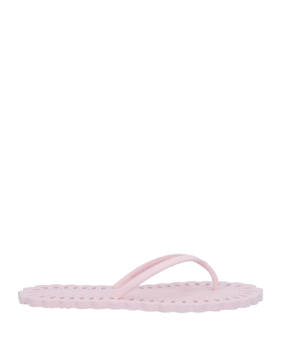 Shop Carlotha Ray Woman Thong Sandal Blush Size 5-6 Rubber In Pink