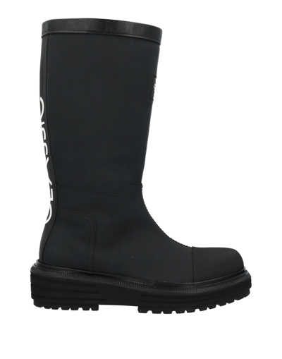 Shop Emporio Armani Man Boot Black Size 9 Soft Leather