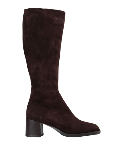 Shop L'arianna Woman Boot Dark Brown Size 8 Soft Leather