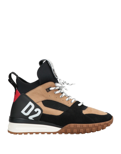 Shop Dsquared2 Sneakers In Beige