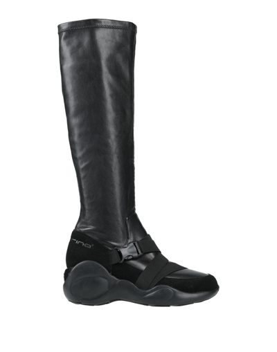 Shop Fornarina Knee Boots In Black