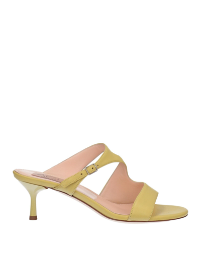 Shop Agl Attilio Giusti Leombruni Agl Woman Sandals Yellow Size 7 Soft Leather