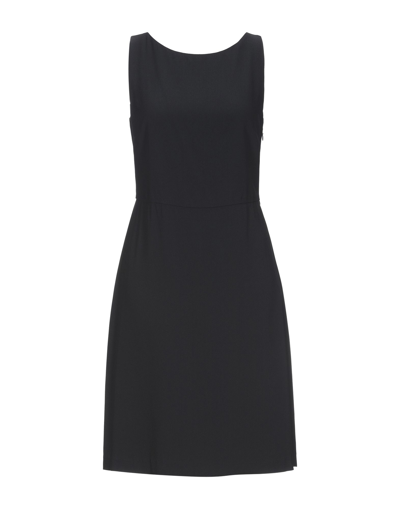 Shop Seventy Sergio Tegon Seventy Venezia Woman Midi Dress Black Size 6 Acetate, Viscose