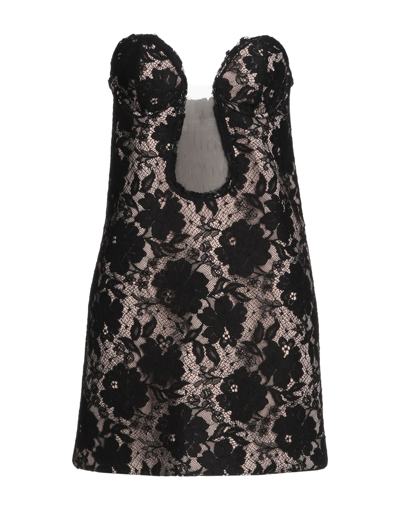 Shop Ndegree21 Woman Mini Dress Black Size 2 Cotton, Polyamide, Viscose