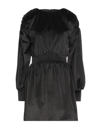 Shop Maria Vittoria Paolillo Mvp Woman Mini Dress Black Size 8 Polyester