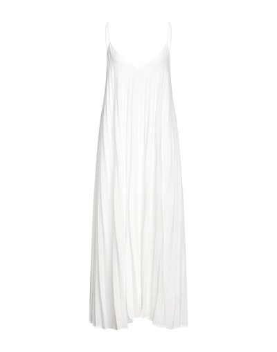 Shop Iconique Woman Long Dress White Size L Polyester