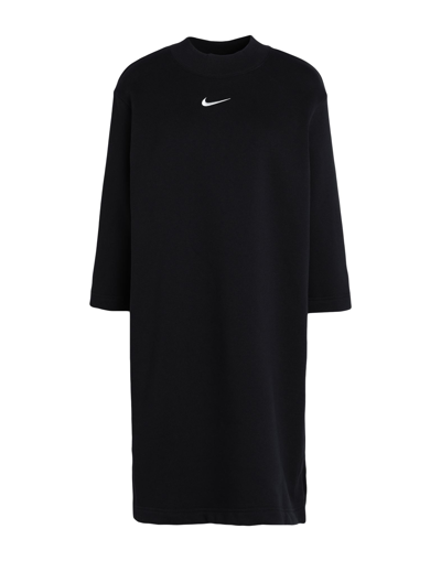 Shop Nike Sportswear Phoenix Fleece Women's Oversized 3/4-sleeve Dress Woman Mini Dress Black Size M