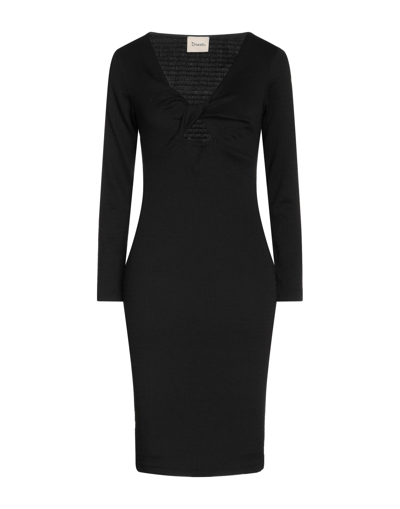 Shop Dixie Woman Midi Dress Black Size M Polyester, Elastane