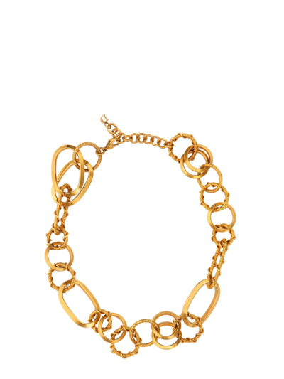 Shop Dsquared2 Metal Necklace In Oro