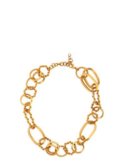 Shop Dsquared2 Metal Necklace In Oro