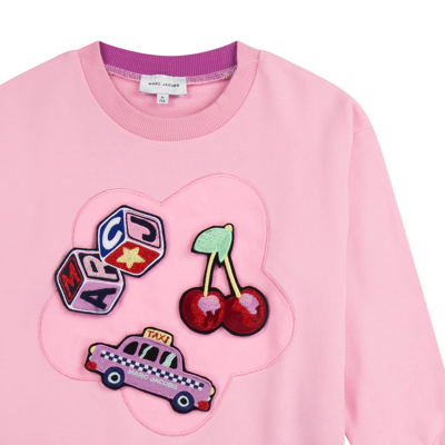Shop Marc Jacobs Sweatshirt With Print In Pink