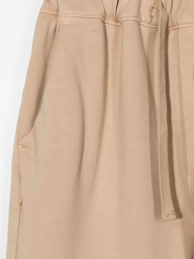 Shop Paolo Pecora Drawstring Track Pants In Camel