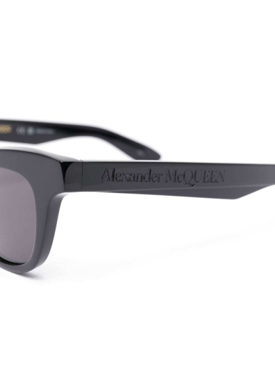 Shop Alexander Mcqueen Sunglasses Am0381s In Black