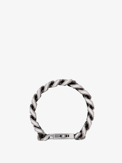 Shop Saint Laurent Bracelet In Silver