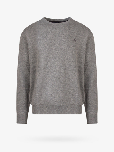 Shop Polo Ralph Lauren Sweater In Grey