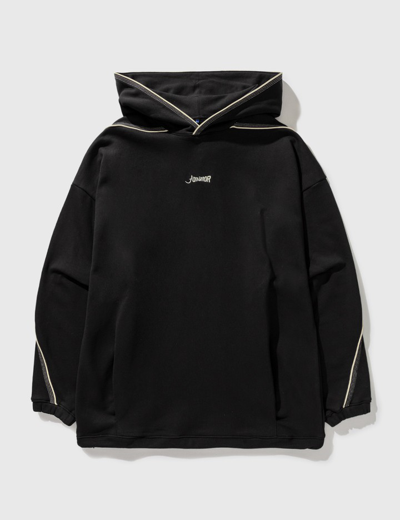 Shop Ader Error Verif Small Logo Hoodie In Black