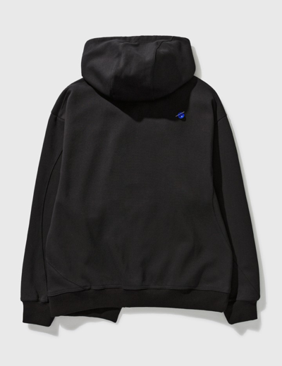 Shop Ader Error Enty Logo Hoodie Zip-up In Black