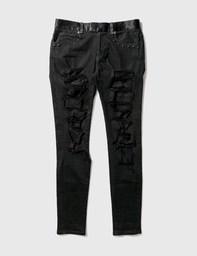 Undercover Distressed Slim Fit Pants In Black | ModeSens