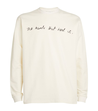 Shop Bethany Williams Our Hands Sweatshirt In White