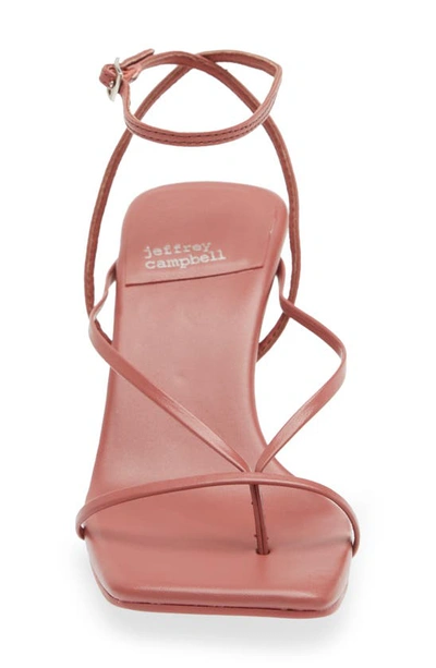 Jeffrey Campbell Fluxx Sandal In Dark Rose