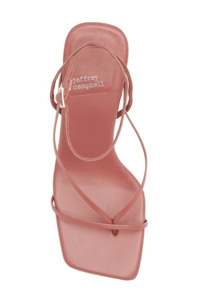 Jeffrey Campbell Fluxx Sandal In Dark Rose