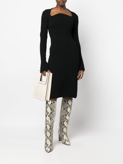 Shop Proenza Schouler Textured Knit Dress In Black