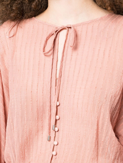 Shop We Are Kindred Aurora Long-sleeved Blouse In Pink