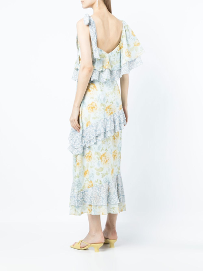 Shop We Are Kindred Giovanna Tiered Dress In Blue