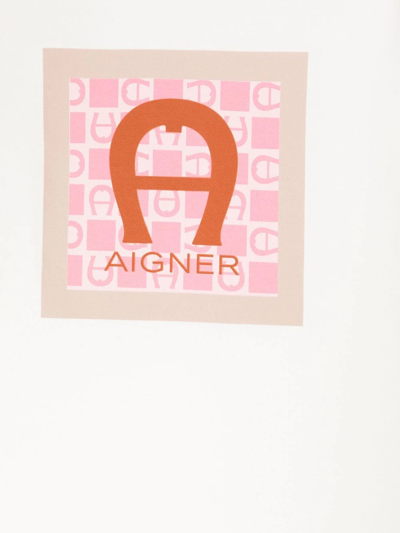 Shop Aigner Logo-print T-shirt In Weiss