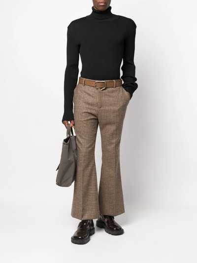 Walter Van Beirendonck Ribbed Roll-neck Jumper In Schwarz