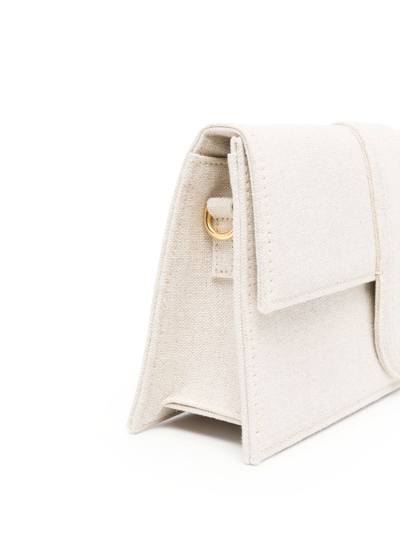 Jacquemus Le Bambino Long Shoulder Bag In Nude