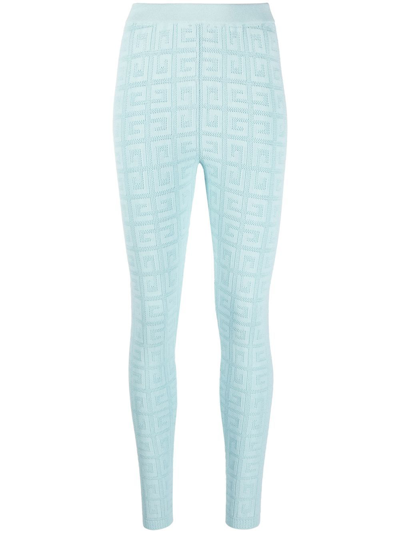 Shop Givenchy 4g Skinny Trousers In Blau