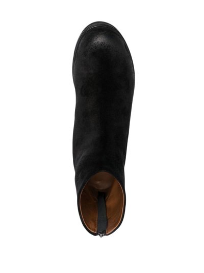 Marsèll Suede-leather Ankle Boots In Schwarz