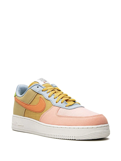 Nike Air Force 1 Low '07 Lv8 "next Nature Sun Club" Sneakers In Sanded Gold/hot Curry-wheat Gr