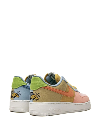 Nike Air Force 1 Low '07 Lv8 "next Nature Sun Club" Sneakers In Sanded Gold/hot Curry-wheat Gr