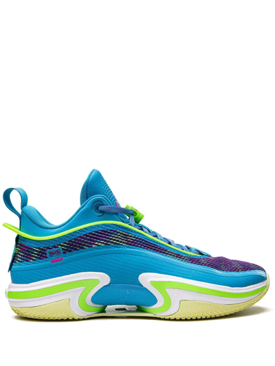 Shop Jordan 36 Low "luka Doncic" Sneakers In Laser Blue/electric Green/elec