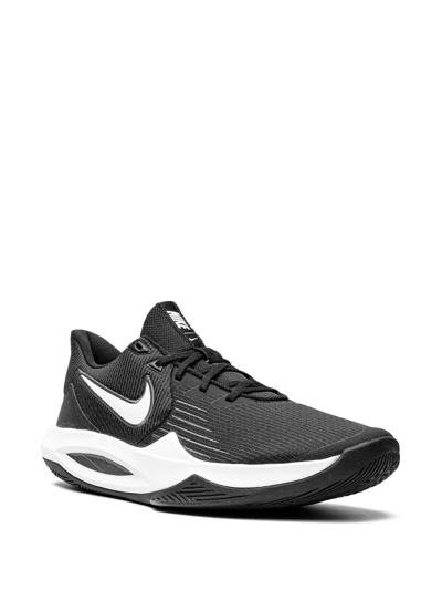 Shop Nike Precision 5 Low-top Sneakers In Schwarz