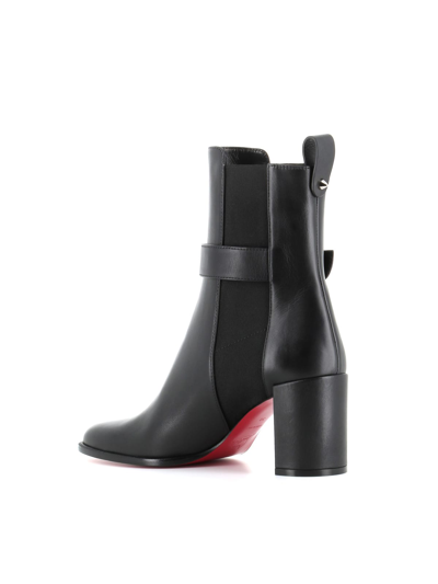 Shop Christian Louboutin Chelsea Cl Chelsea Booty 70 In Black