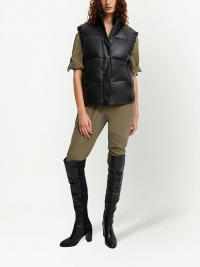 Unreal Fur Cruising Faux-leather Gilet Jacket In Black